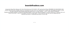 Desktop Screenshot of boardoftradeco.com